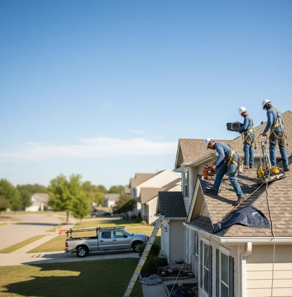Roof Repair in Hutchins